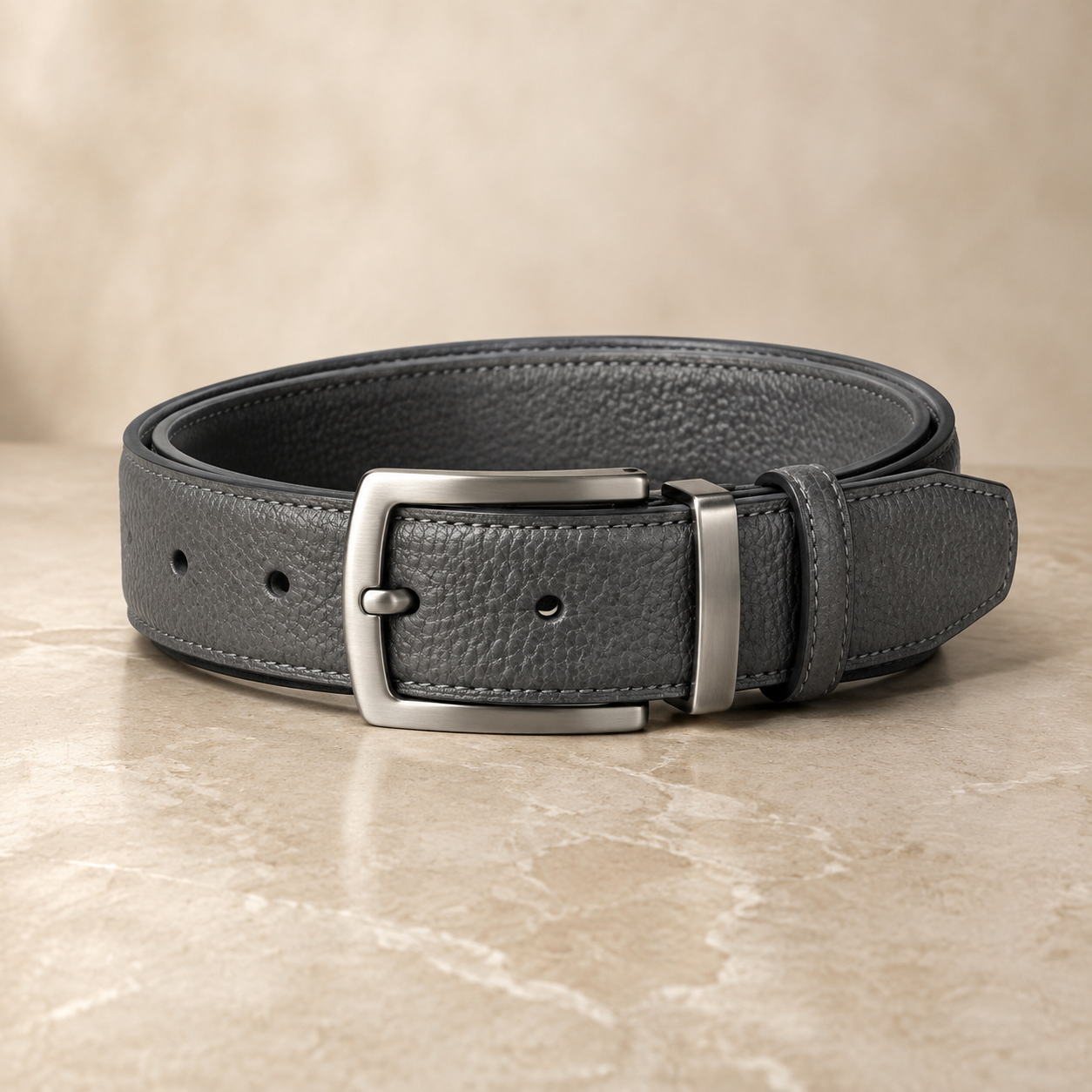 Charcoal Textured Belt