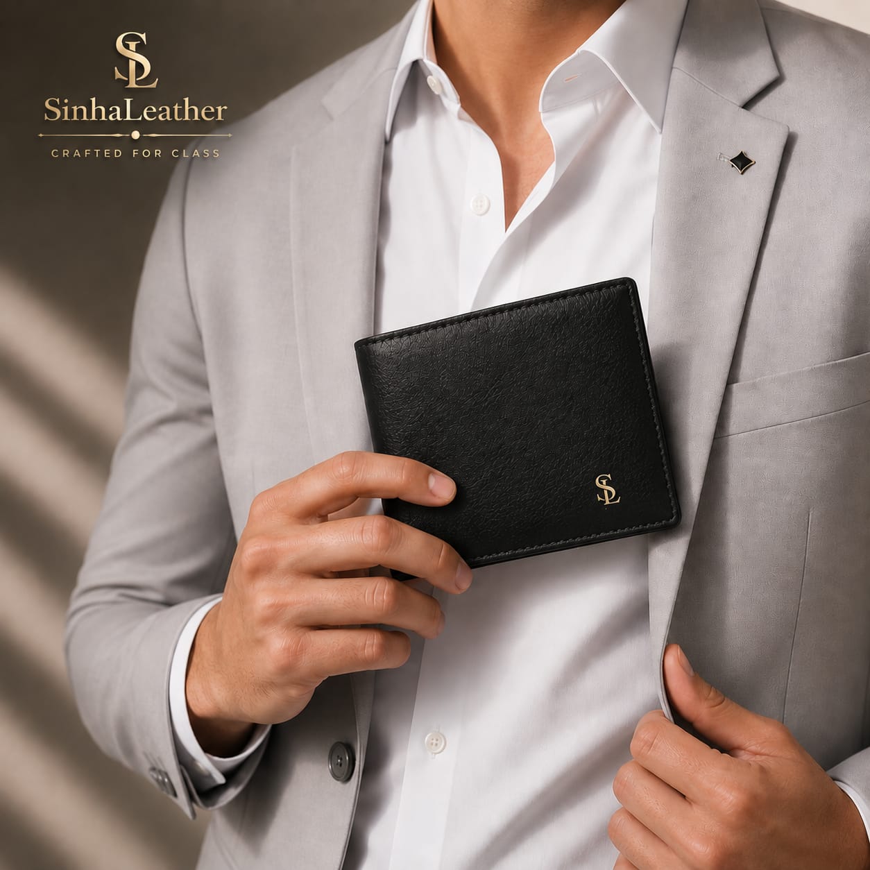 Classic Black Coin Wallet view 2