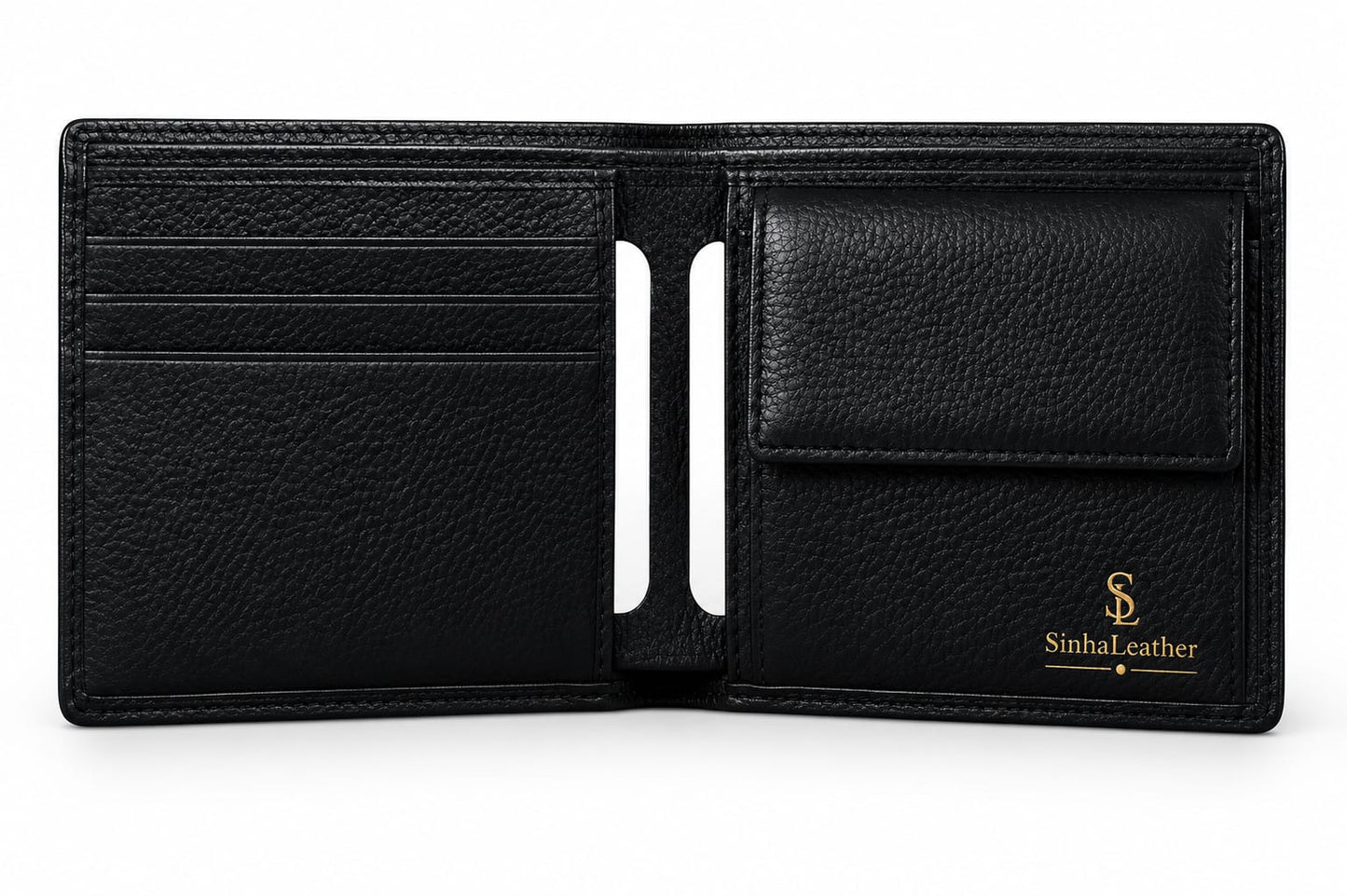 Classic Black Coin Wallet view 3