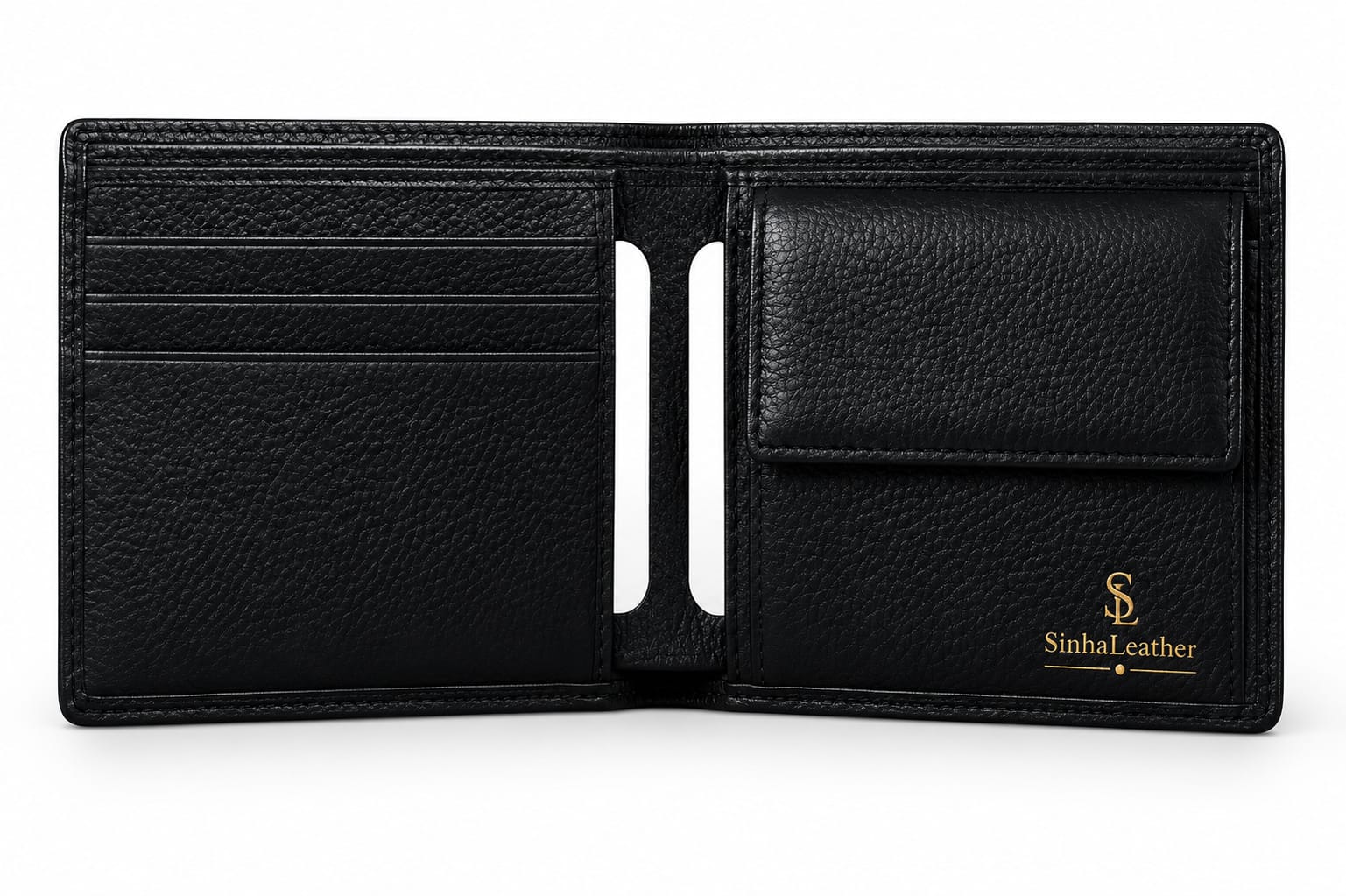 Classic Black Coin Wallet view 3
