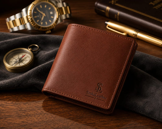 Cognac Executive Wallet view 1