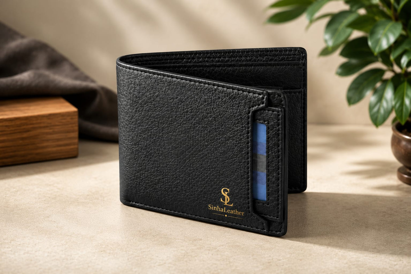 Black Side-ID Wallet view 2