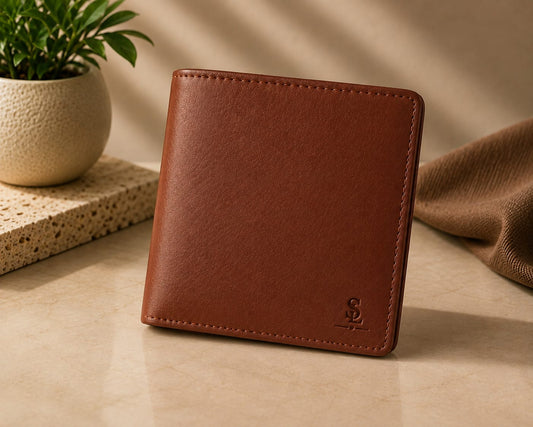 Cognac Tall Wallet view 1